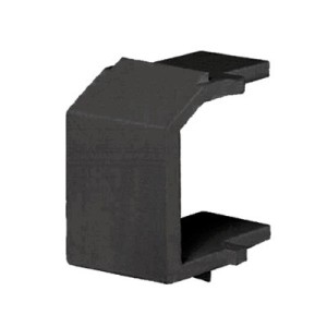 Modulo de tapa ciega Inserto Ciego Tipo Keystone Color Negro 1 Pieza