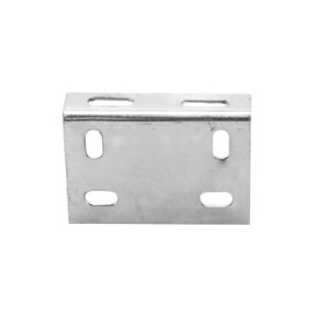 Placa salida a tubo automatica para peralte de 66mm y 116mm con Electrozincada